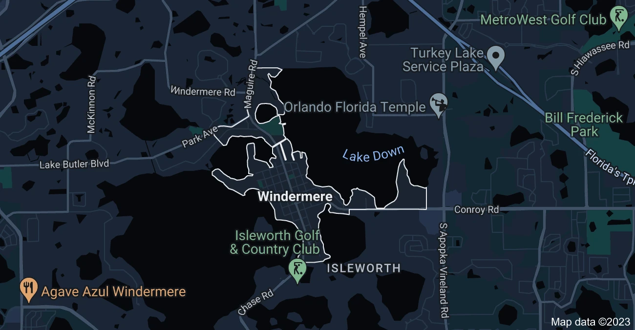 Large replacement windows and sliding glass doors on a Windermere, Florida lake home by Central Window Sales