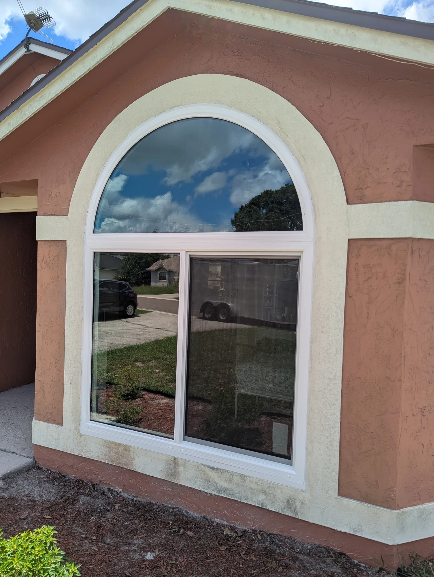 Impact windows and sliding doors installed on a Lakewood Ranch, Florida home by Central Window Sales