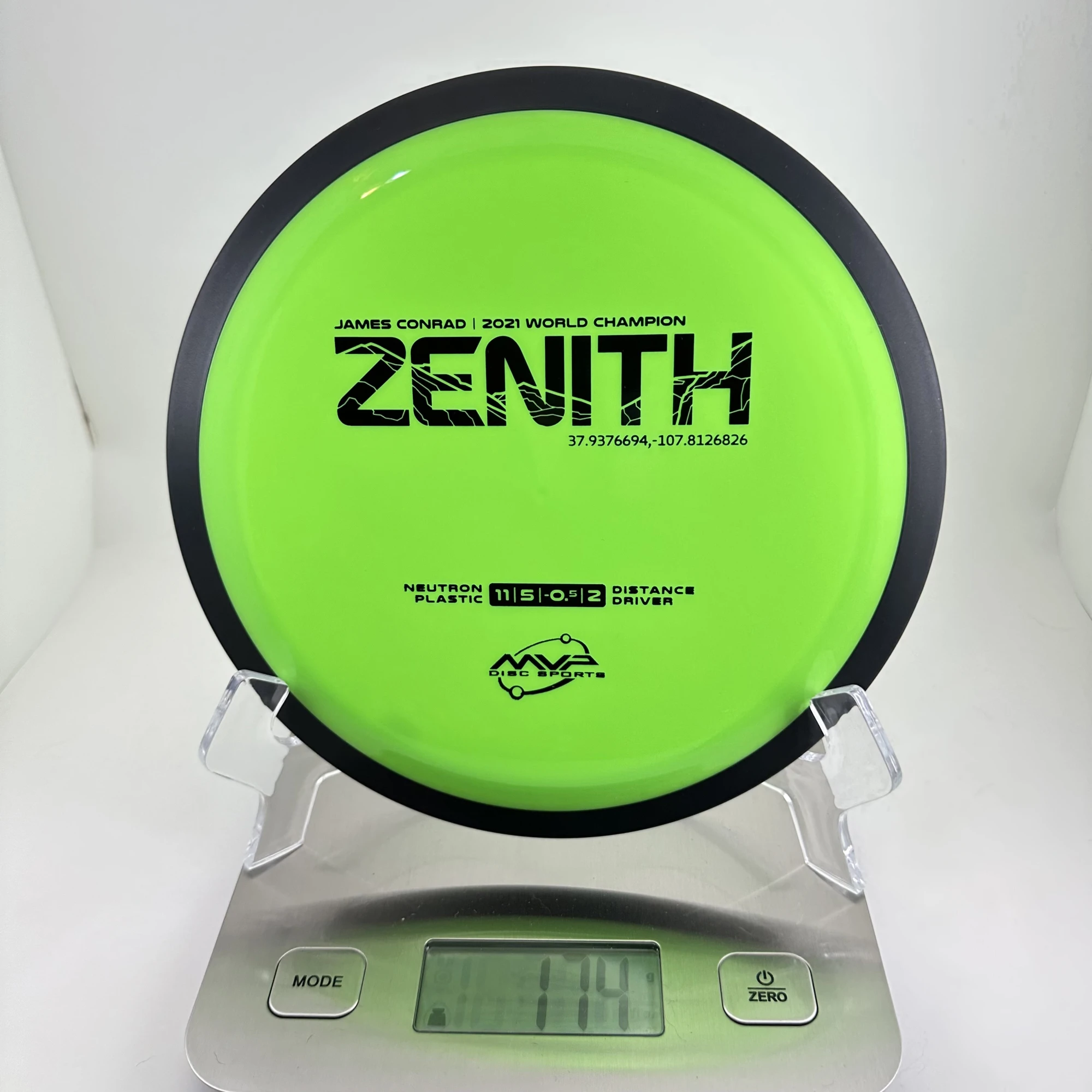 item MVP Discs Zenith Distance Driver Neutron MVPJCZenithNeutGrn174