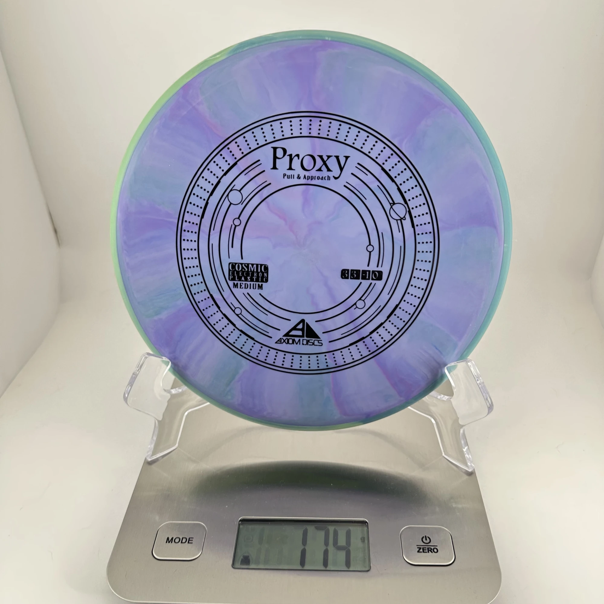 item Axiom Discs Proxy Putter Cosmic Electron ProxyCosElectronPurpBurp_TealRim174