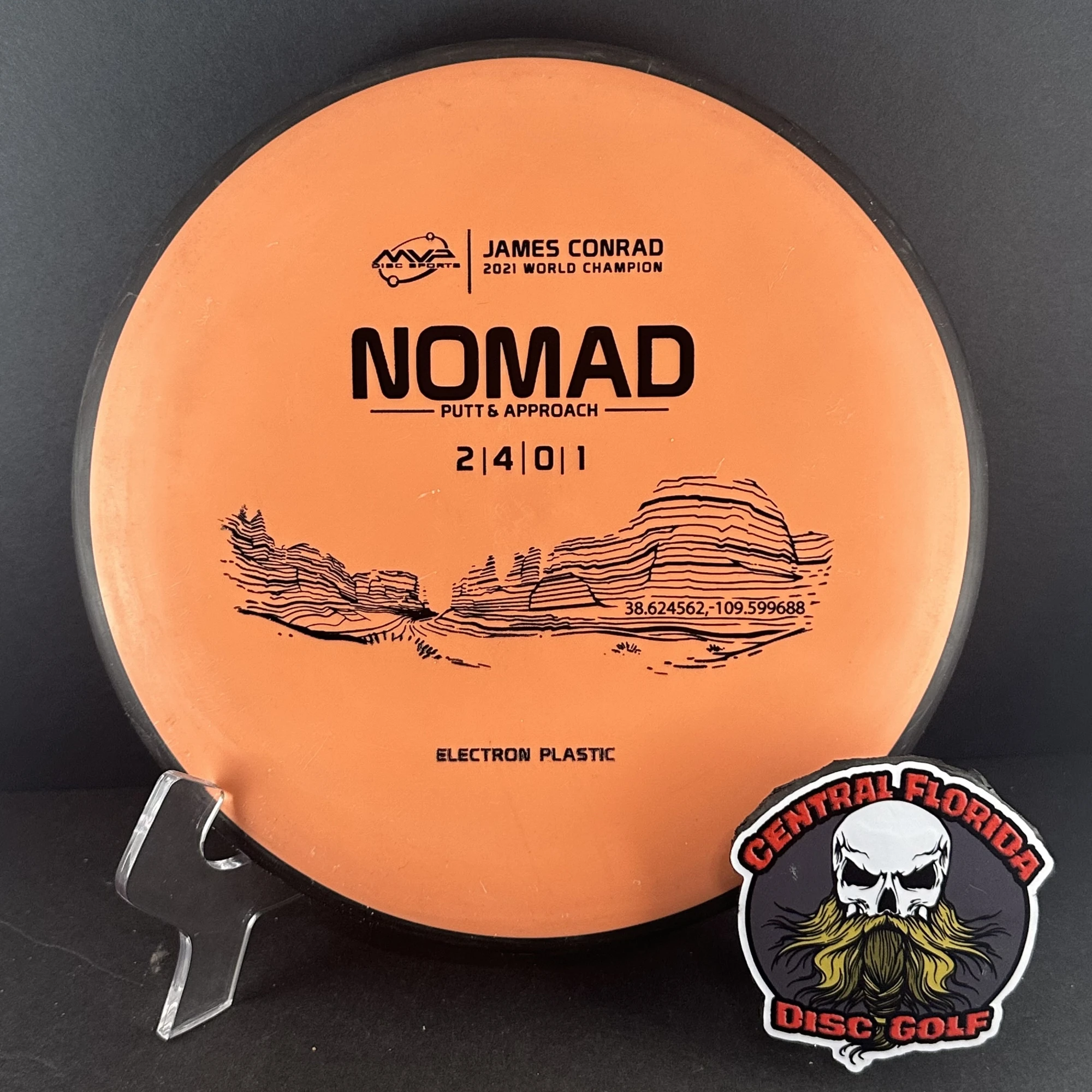 item MVP - ELECTRON JAMES CONRAD 2021 WORLD CHAMPION NOMAD - 175G - ORANGE-BLK Photo Jun 30 2024, 4 39 08 PM