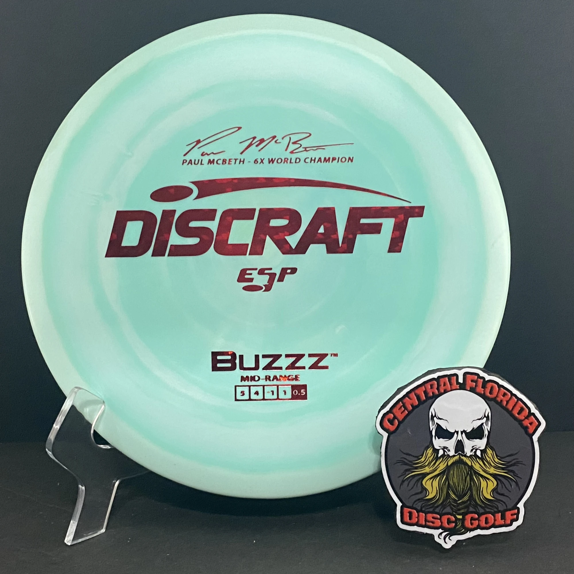 item DISCRAFT - ESP BUZZZ - 177+G - SEAFOAM GREEN/RED SHATTER Photo Jun 05 2024, 12 28 44 PM