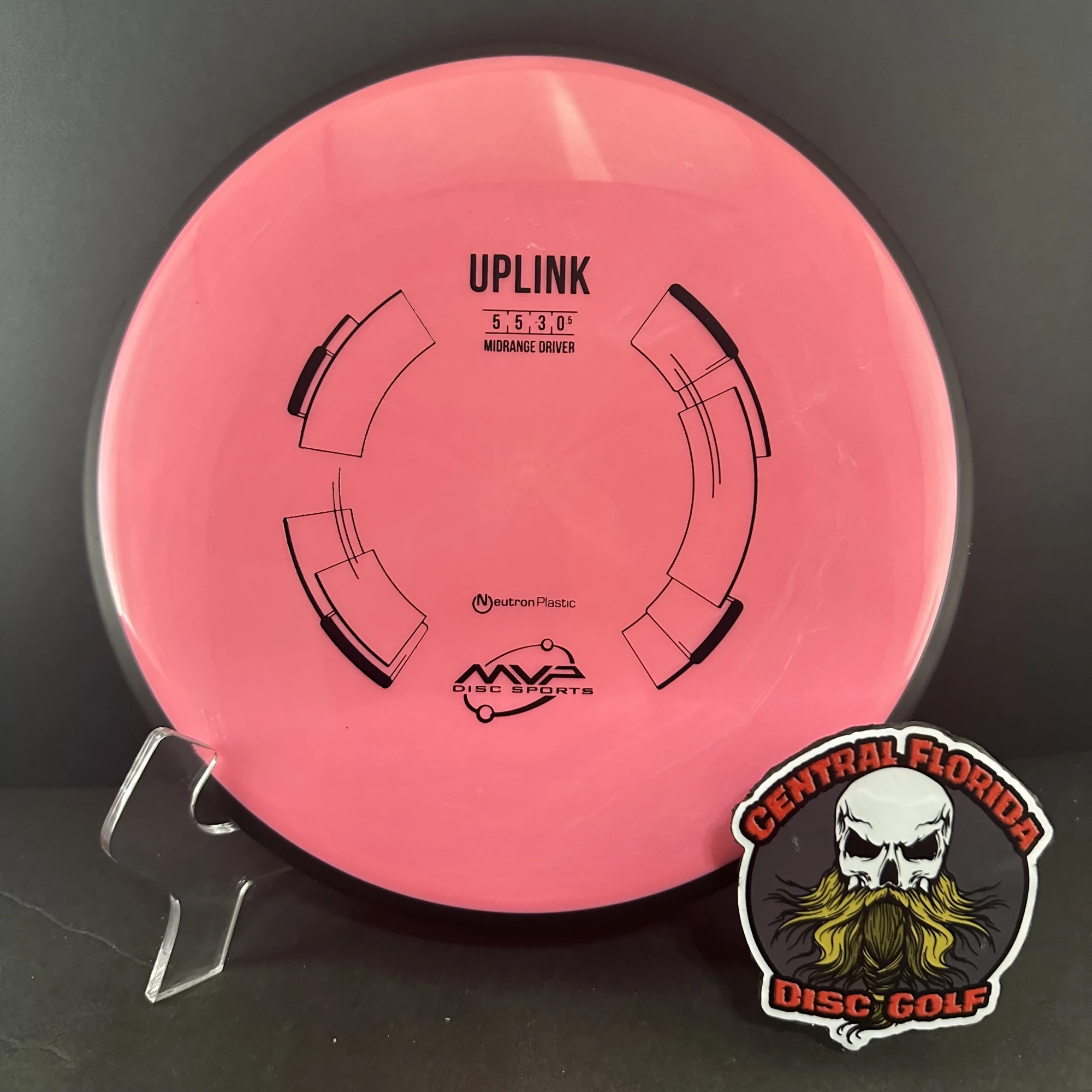 item MVP DISCS - NEURTON UPLINK - 179G - HOT PINK-BLK Photo Jul 01 2024, 1 54 55 PM