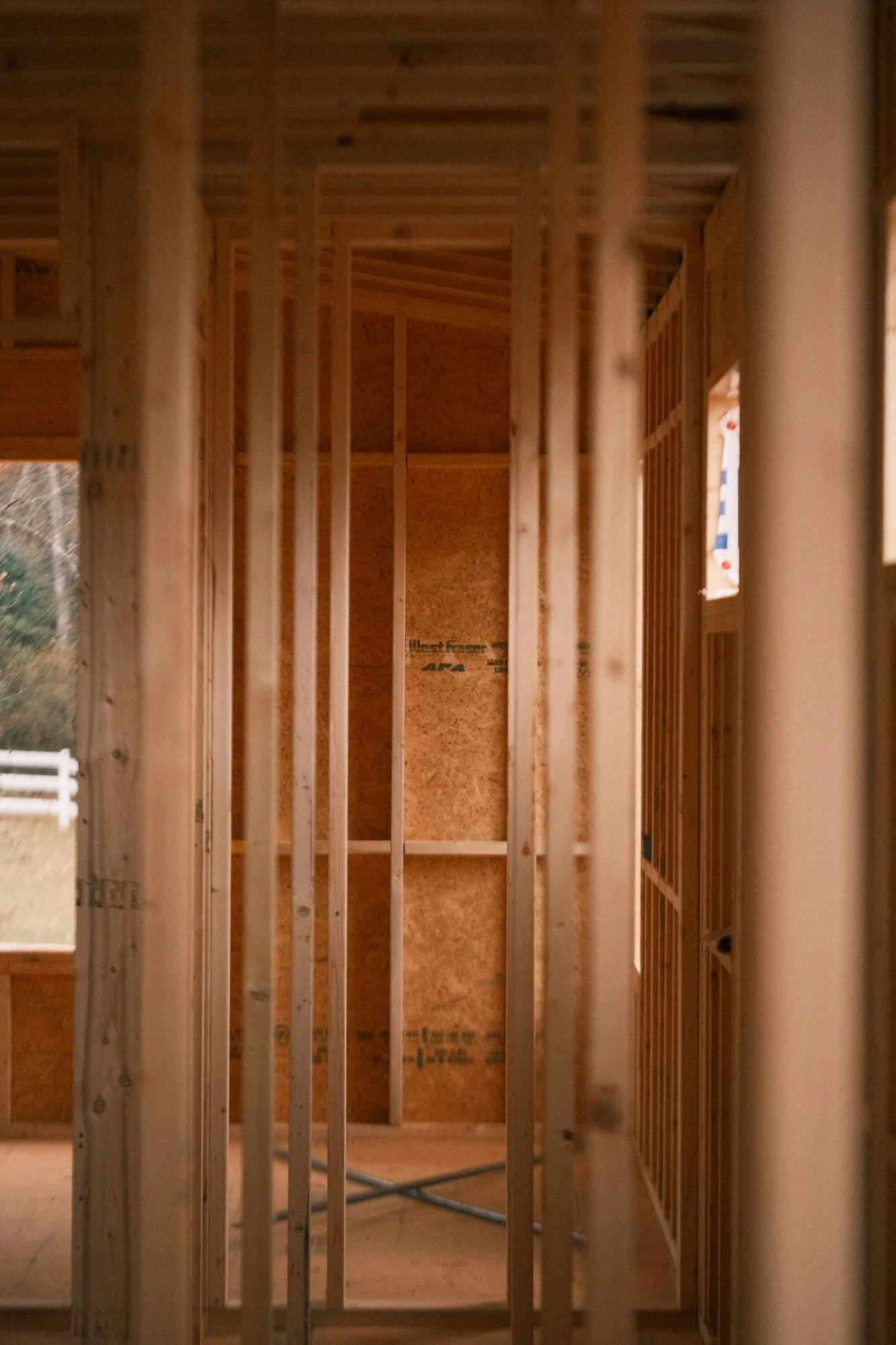 Home addition framing in Polk County