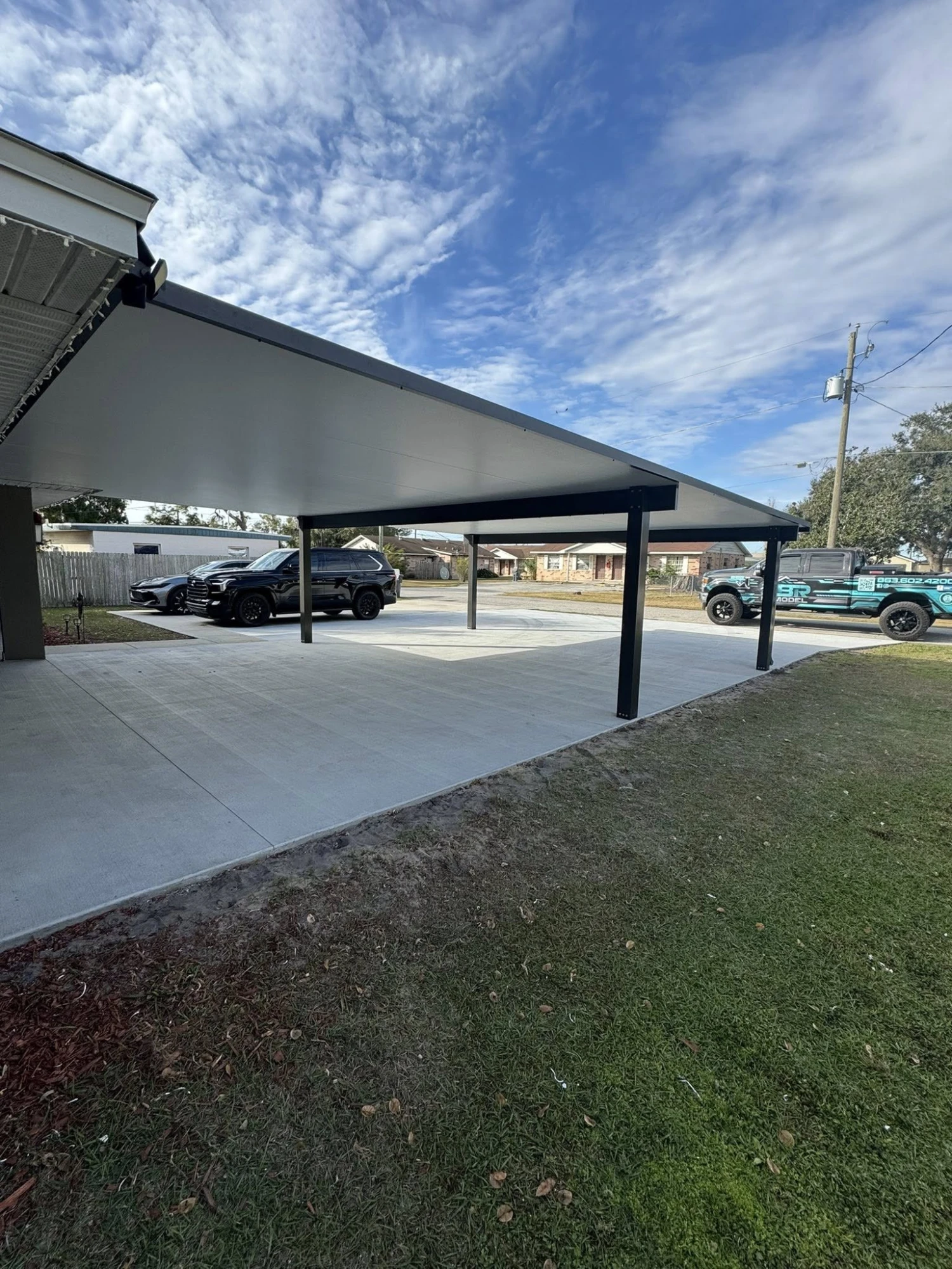 item Residential carport