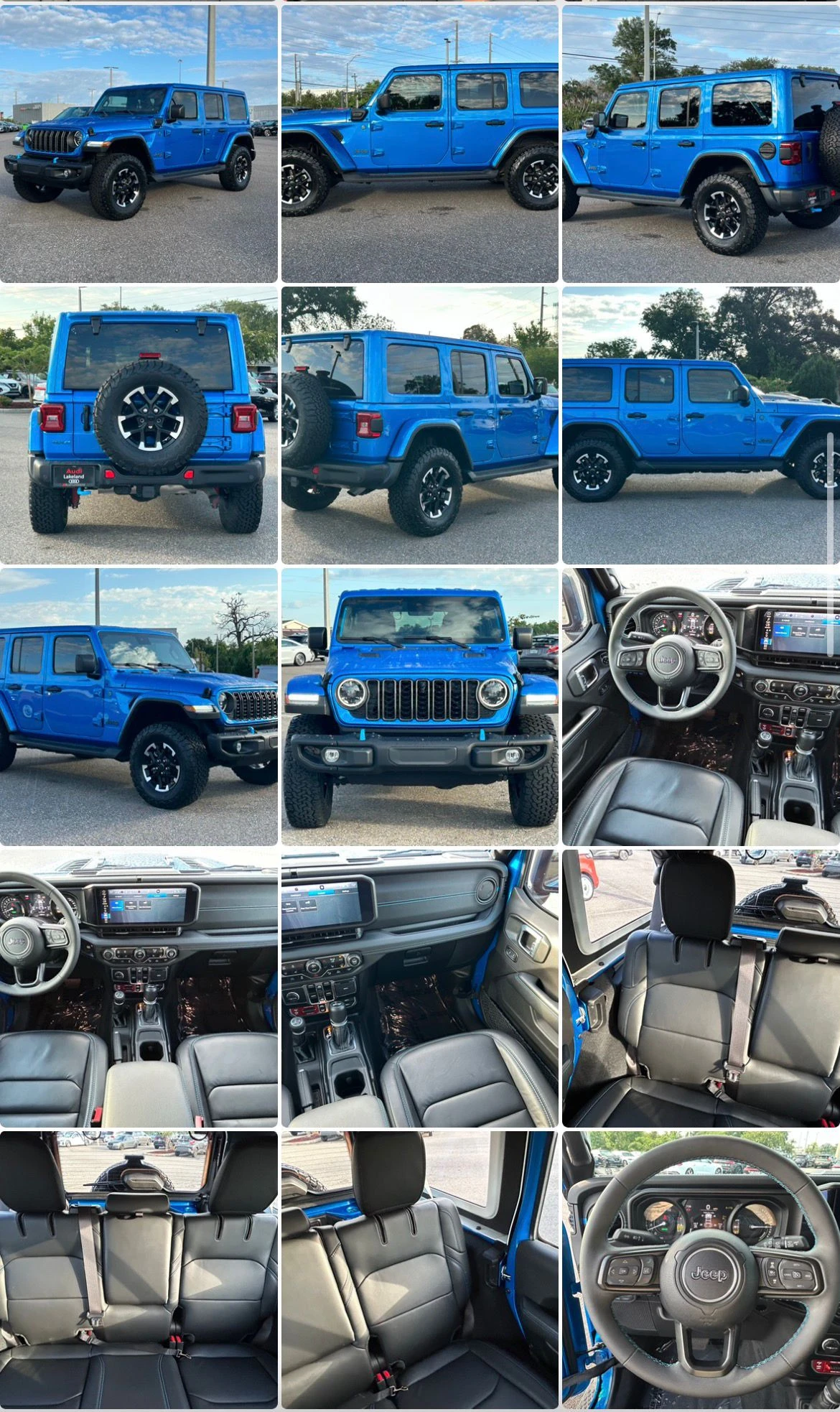 image: 360 merchandising photos of a Jeep Wrangeler