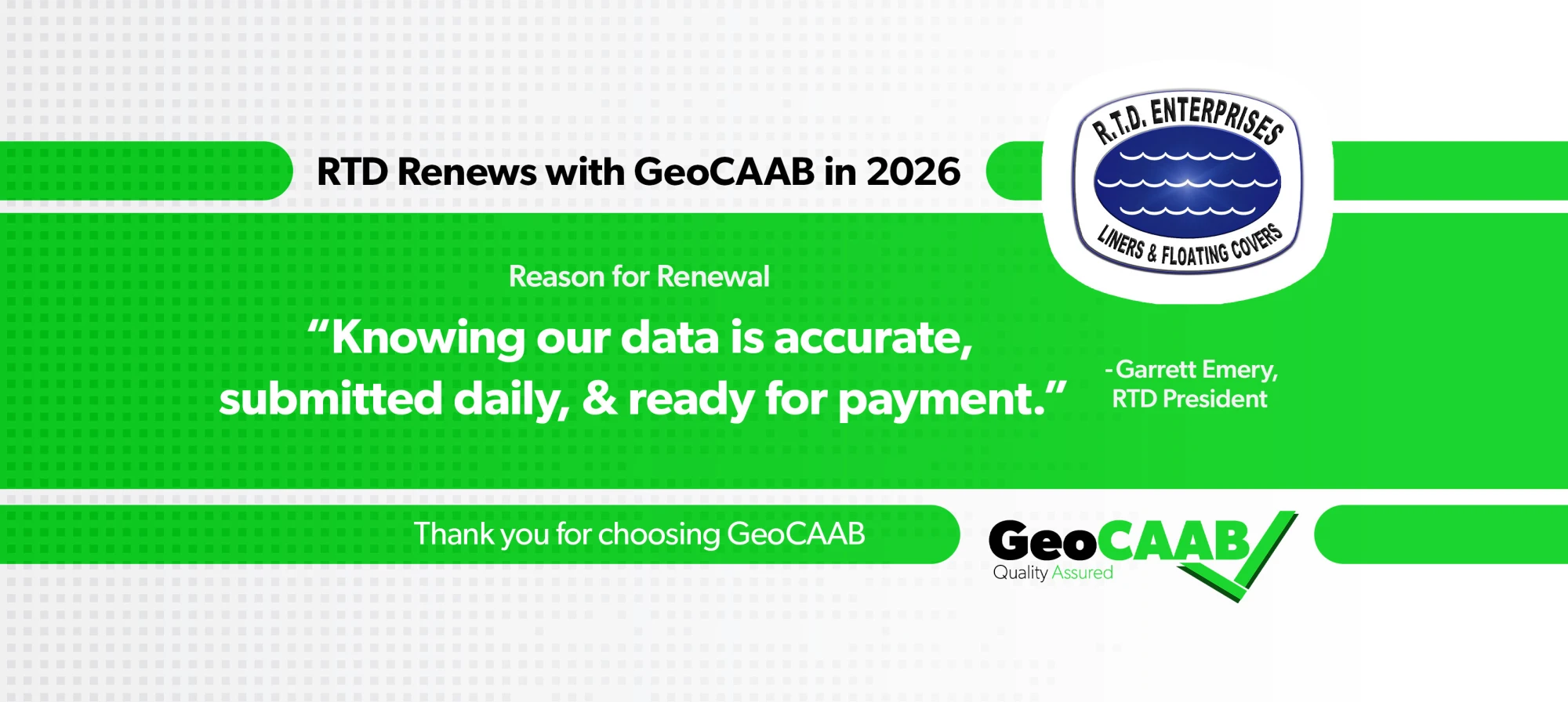 blog post RTD Renews GeoCAAB to Streamline QA/QC and Project Oversight