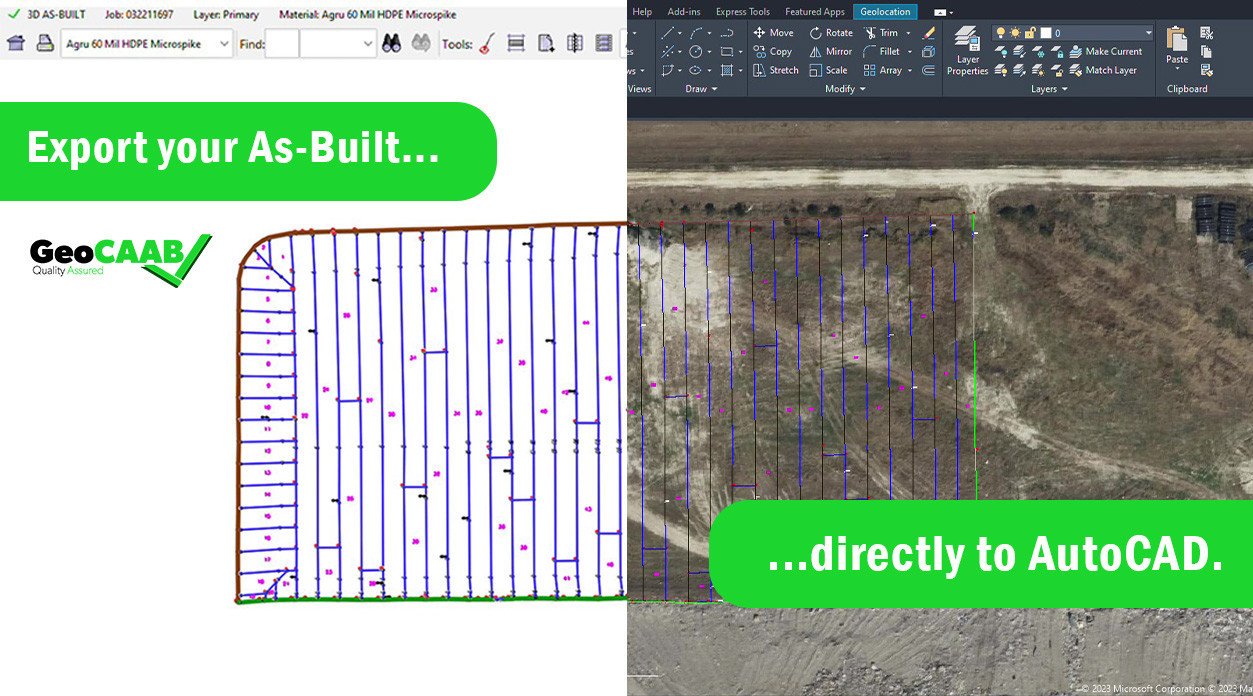 blog post Exporting Your GeoCAAB As-Built to AutoCAD