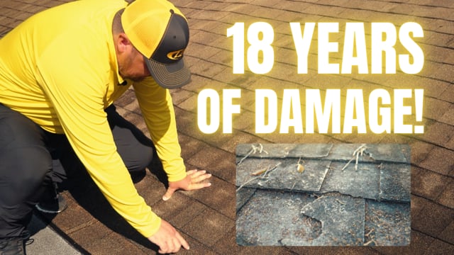 Video: Jeremey explains Granule Loss during a roof inspections