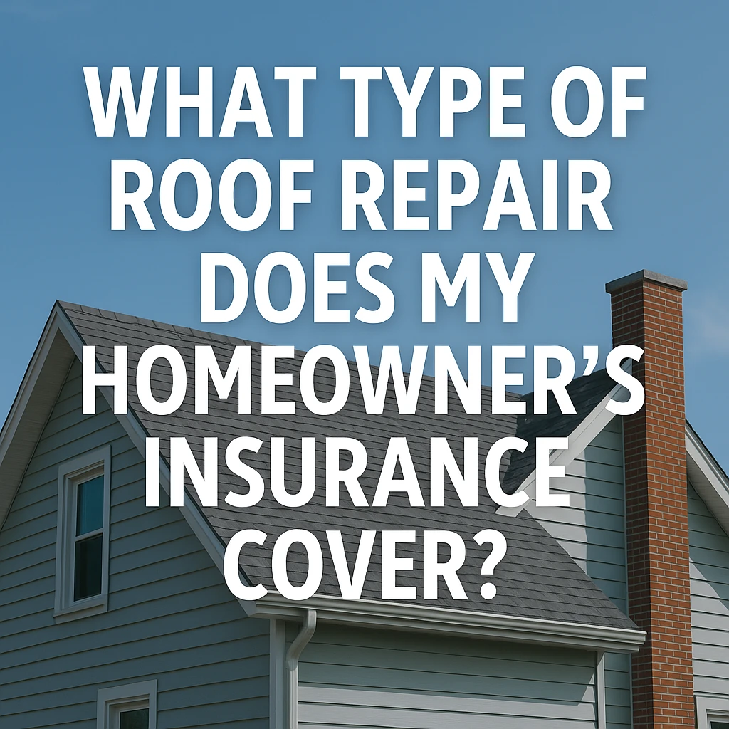 blog post What Type Of Roof Repair Does My Homeowner's Insurance Cover?
