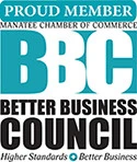 Logo image: Lens Roofing is Manatee Chamber of Commerce Member