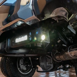 item 2017-2024 FORD F250-F450 SUPER DUTY HITCH BAR ™ LIGHTING KIT - PAIR: DIFFUSED- RIGID SR-Q PRO 6 Midnight Series W / Rigid Ignite Endcap Upgrade 3-FSER-2017-DFF-RGD1-RGD-IGN - 3-FSER-2017-DFF-RGD1-RGD-IGN.webp