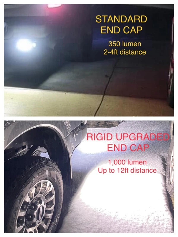 item 2020-22 Ford F150 Hitch Bar: FLOOD- Rigid SR-Q Midnight Series 6 w / Rigid Igntie Endcap Upgrade 202-22-FRD-F15-FLD-RGD-RGD-IGN - IMG_20240912_150400.webp