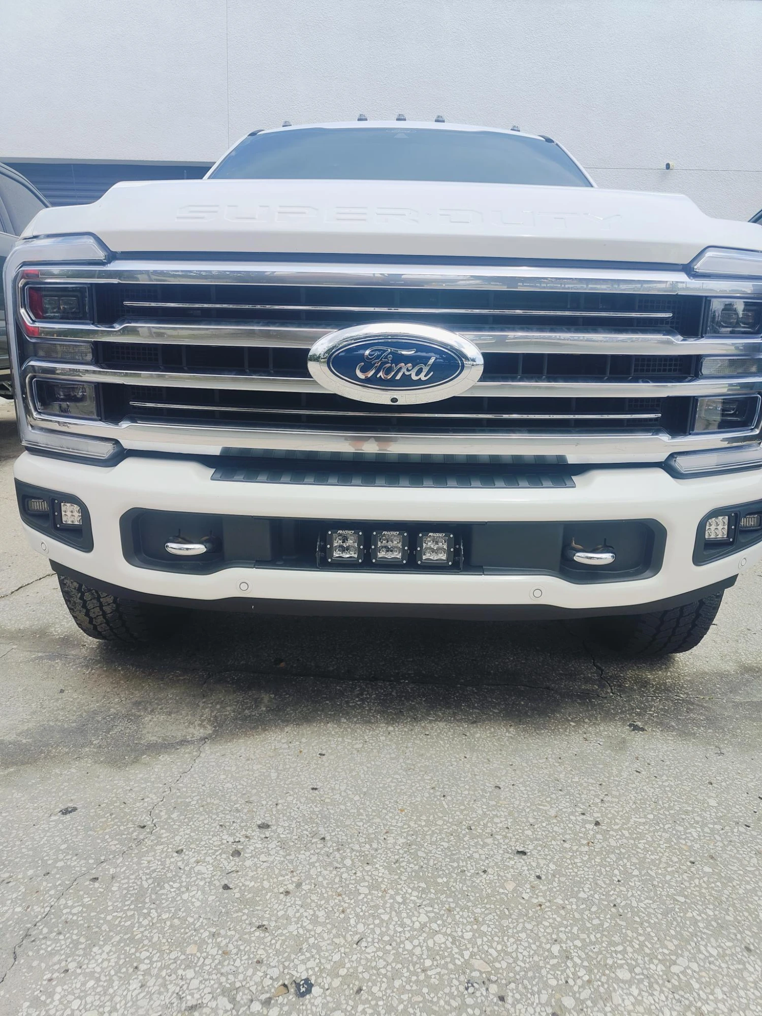 item 2020-2024 FORD SUPER DUTY FRONT CONVERTIBLE BRACKET: 3 INCH RIGID D-SERIES CUBES 202-24-CVT-BRC-RGD-3-CUB - Conv3pod3.webp