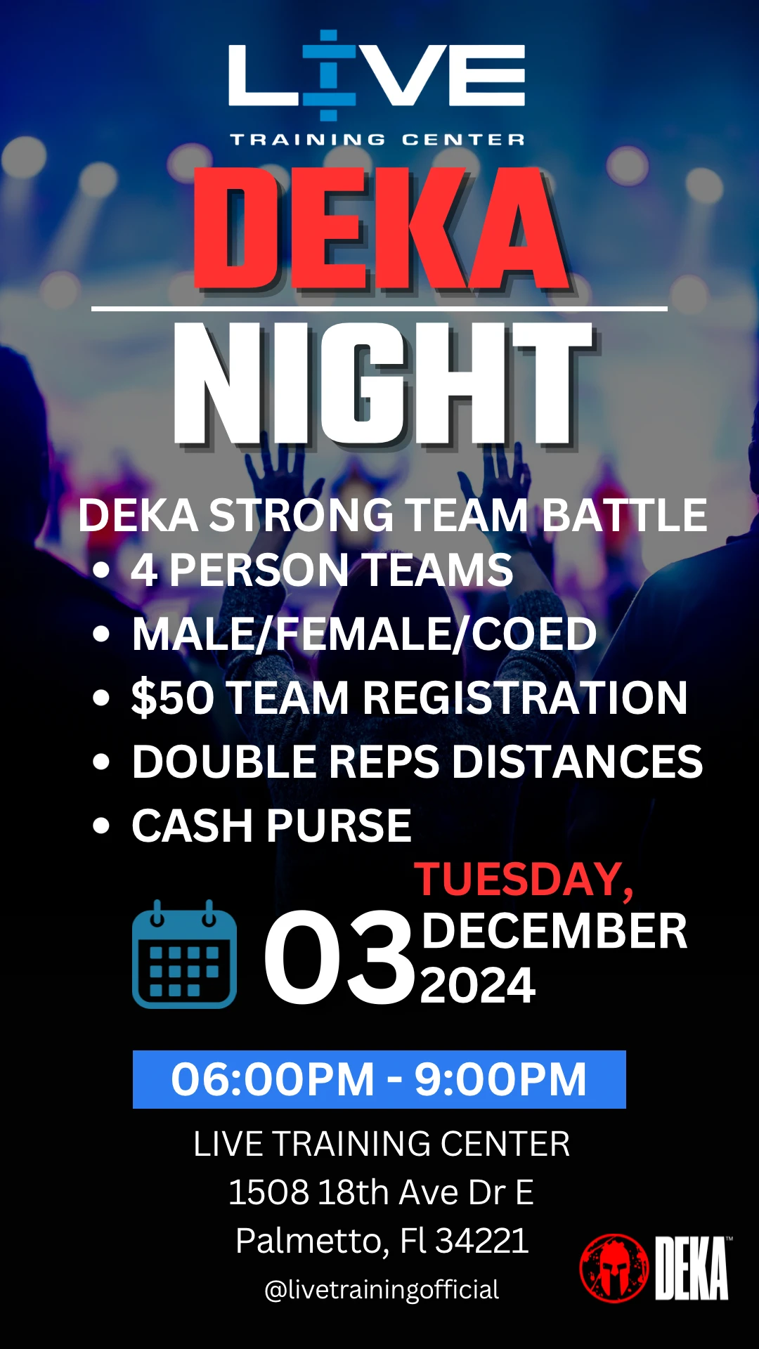 item DEKA NITE - Palmetto, FL - December 3rd 2024 DekaNight12.24