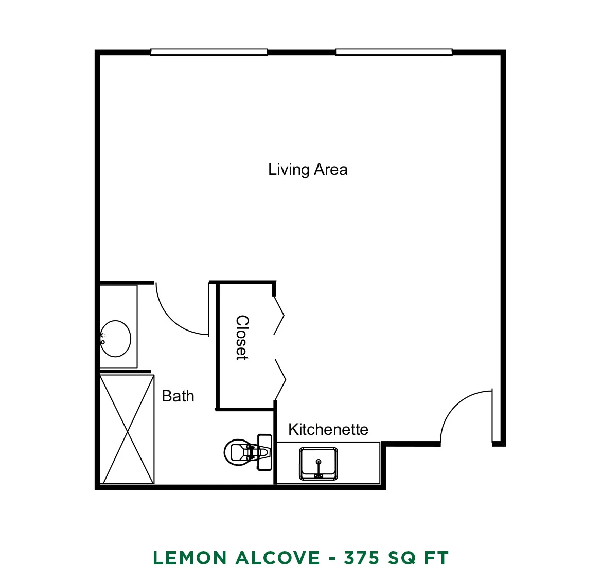 item FLOOR PLANS Lemon Alcove Floor Plan