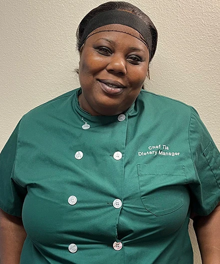 Image: Tia Smith, Dietary Manager