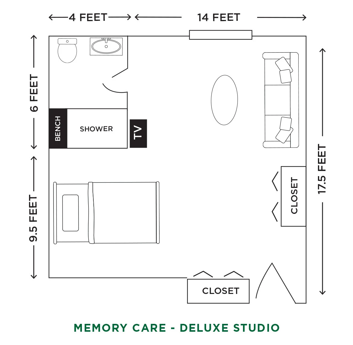 item FLOOR PLANS MC Deluxe Studio_Floor Plans