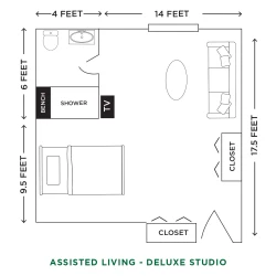 item FLOOR PLANS AL Deluxe Studio_Floor Plans