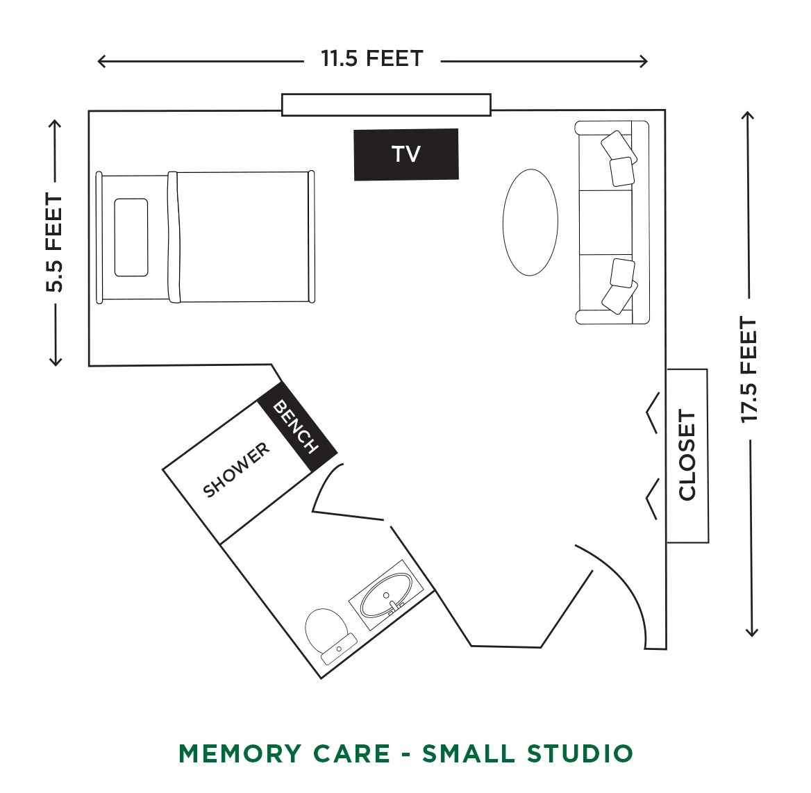 item FLOOR PLANS MC Small Studio_Floor Plans