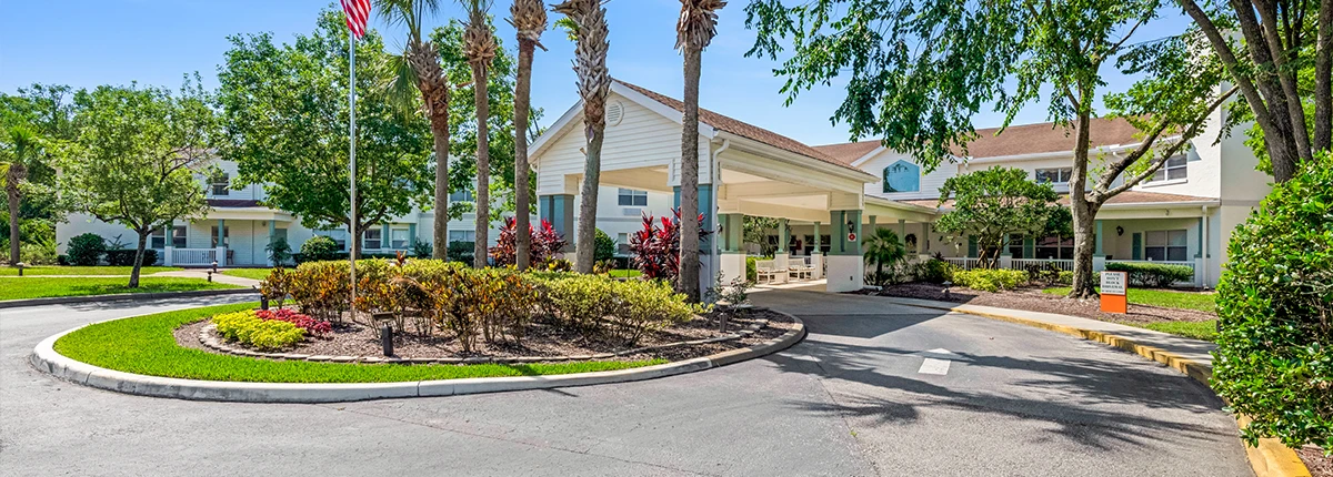 Image: Group of friends in assisted living