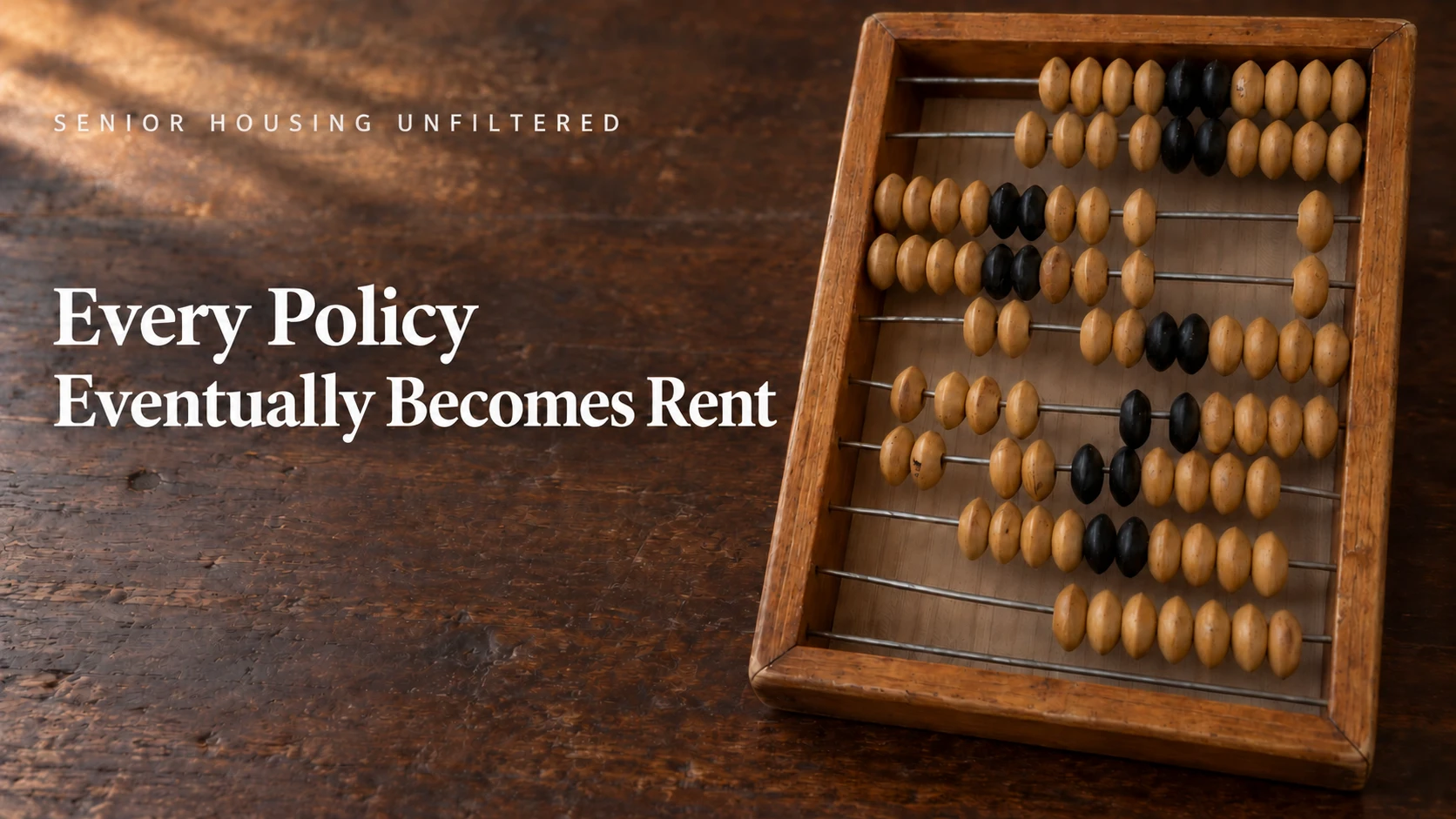blog post Every Policy Eventually Becomes Rent