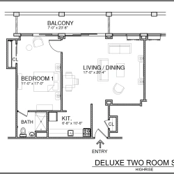 item FLOOR PLANS Deluxe-two-room-suite