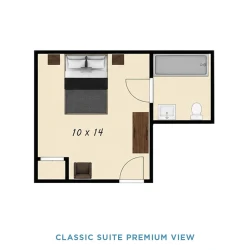 item FLOOR PLANS ClassicSuitePremiumView