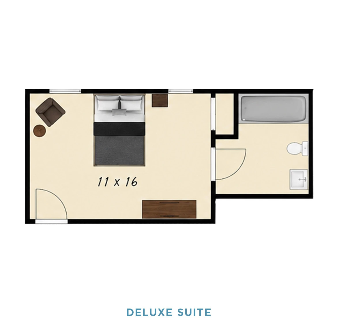 item FLOOR PLANS DeluxeSuite