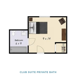 item FLOOR PLANS ClubSuitePrivateBath