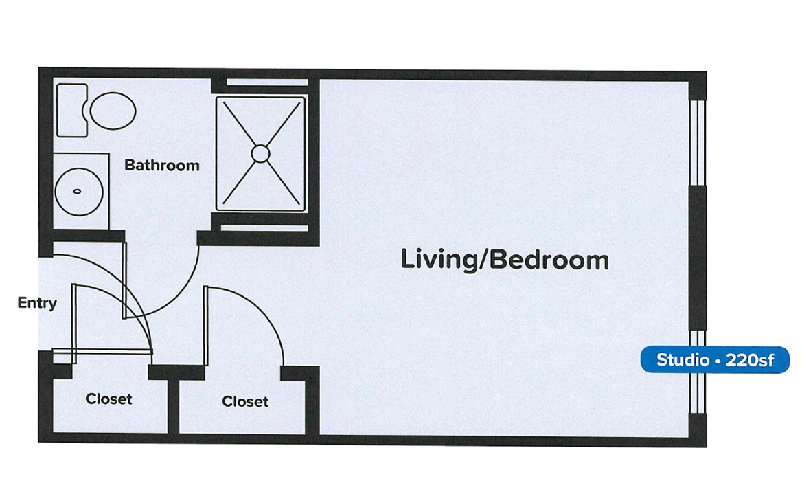 item FLOOR PLANS Studio_Floor Plan