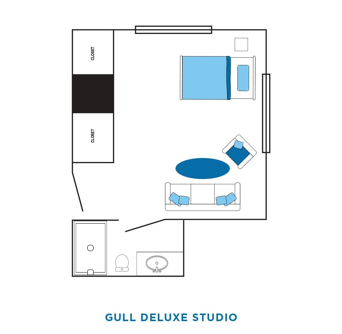 item Floor Plans Gull Deluxe Studio_Windrush