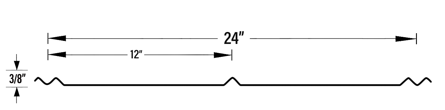 item Vintage Series - 1/2 5V Crimp Roof Panel - Kynar 24ga vintage 5v line.webp