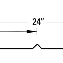 item Vintage Series - 1/2 5V Crimp Roof Panel - Kynar 24ga vintage 5v line.webp