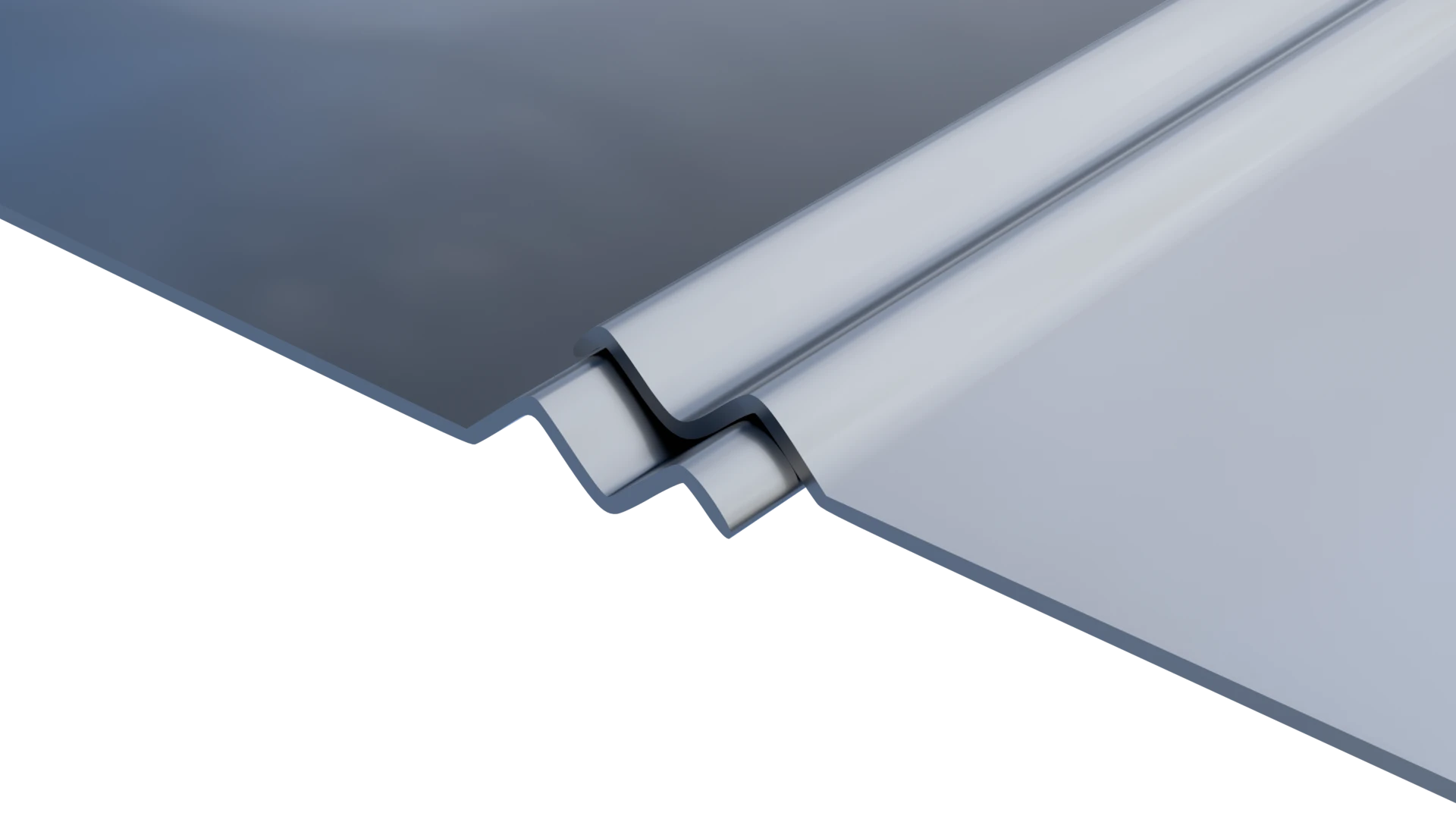 item Vintage Series - 1/2 5V Crimp Roof Panel - Kynar 24ga vintage 5v overlap.webp