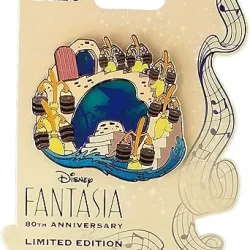 item Disney Pin - Fantasia 80th Anniversary - Sorcerer Mickey Mouse and Brooms 146223