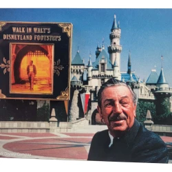 item Disney Pin - Walk In Walt's Disneyland Footsteps - Partner's Statue - Dedication Plaque 1955 - 2012 94302.webp