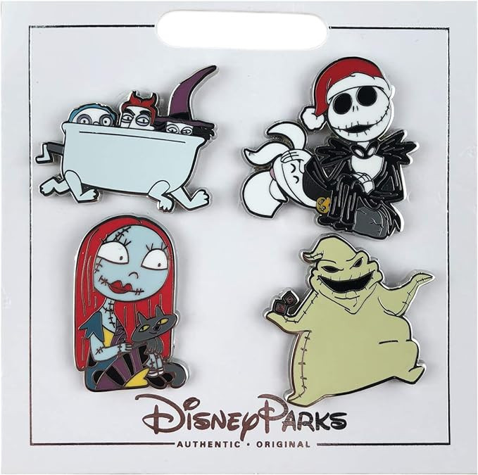 Disney Pin - Nightmare Before Christmas 4 Pin Set - Parks  display picture 1