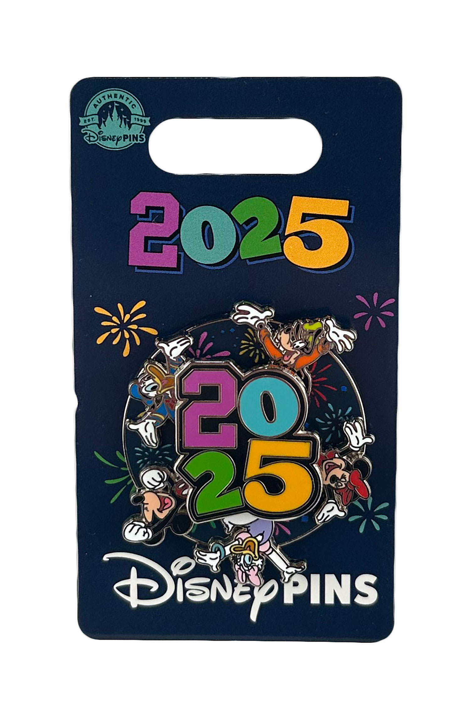 item Disney Pin - Parks Dated 2025 - Mickey Mouse and Friends - Minnie, Donald, Daisy, Goofy, and Pluto - Spinner 2025 Spinner b 170378.jpg