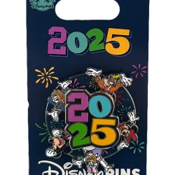 item Disney Pin - Parks Dated 2025 - Mickey Mouse and Friends - Minnie, Donald, Daisy, Goofy, and Pluto - Spinner 2025 Spinner b 170378.webp