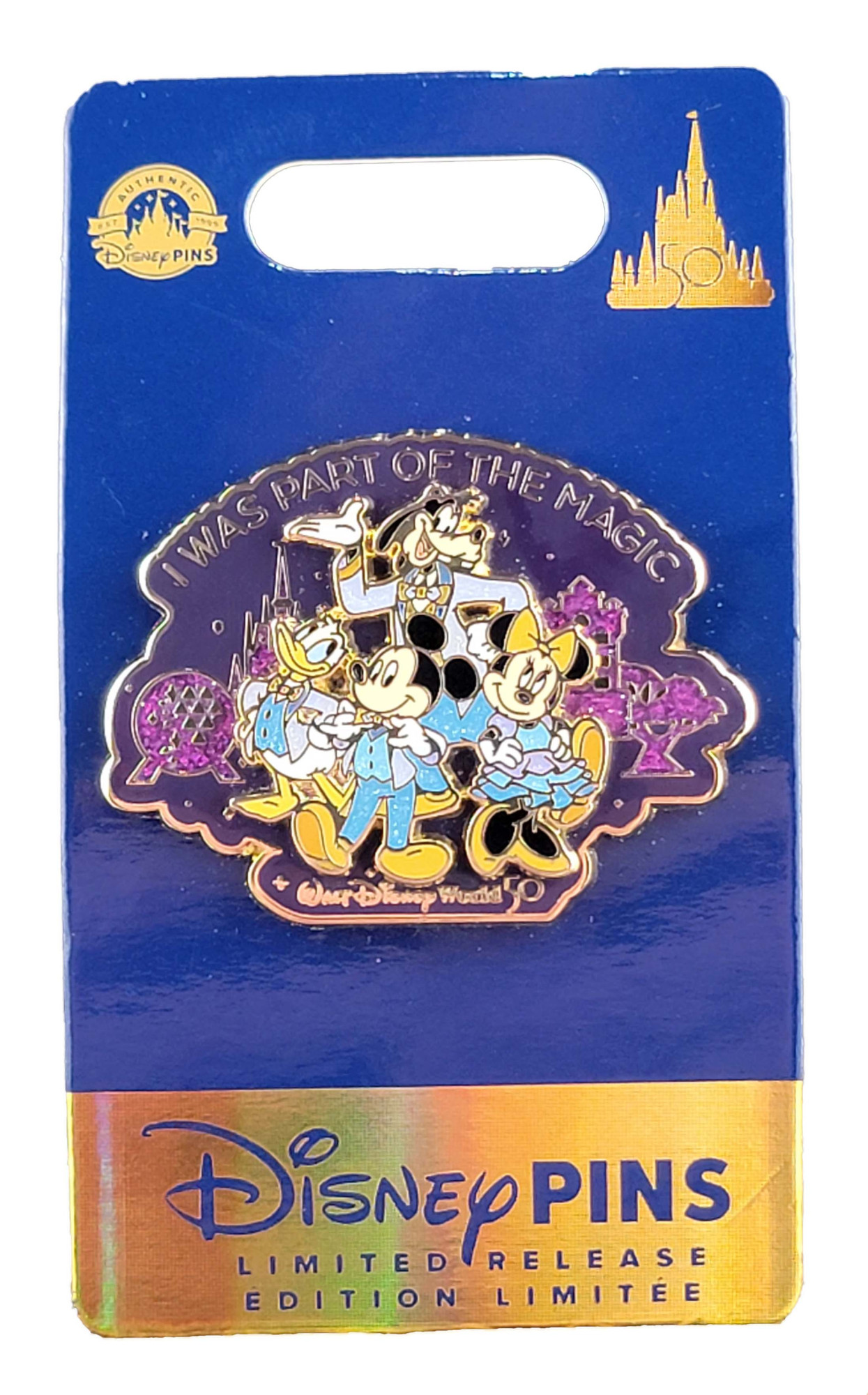 products Disney Pin - Walt Disney World 50th Anniversary - Farewell - I Was Part of the Magic