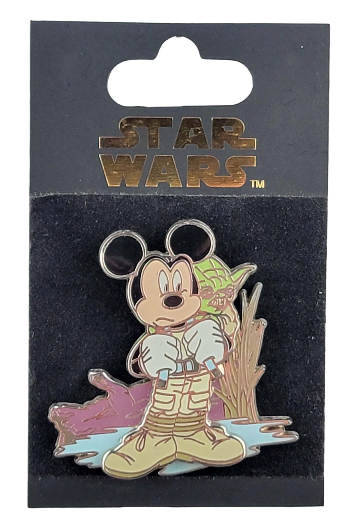 item Disney Pin - Star Wars - Mickey Mouse as Luke Skywalker with Yoda 77135