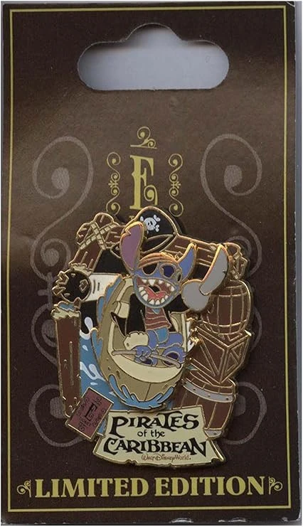 item Disney Pin - E-Ticket Attractions - Stitch - Pirates of the Caribbean 81tbv-mmayl-ac-sy741-jpg.webp