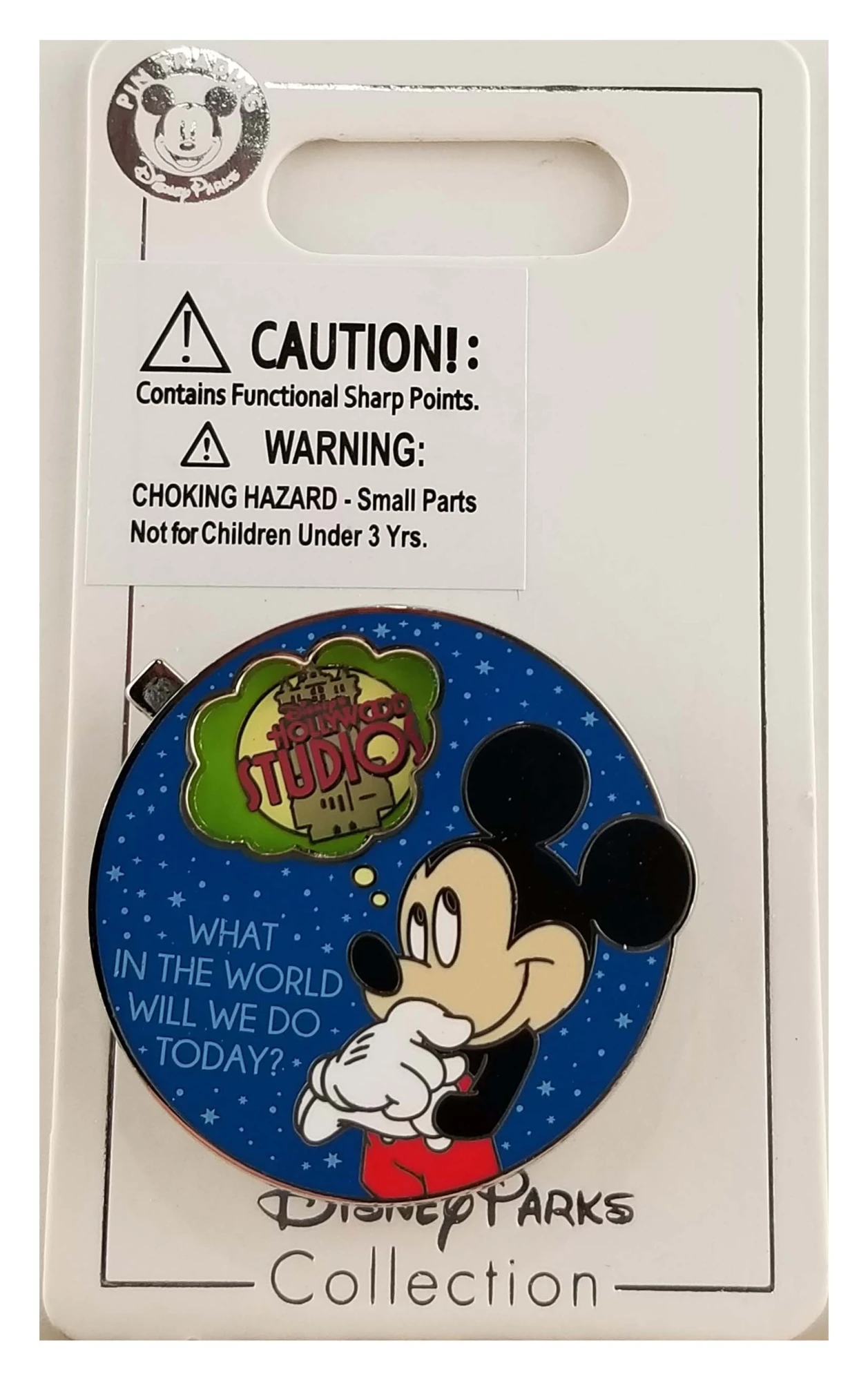 item Disney Pin - Walt Disney World - Mickey Mouse - What In the World Will We Do Today? 138704 3