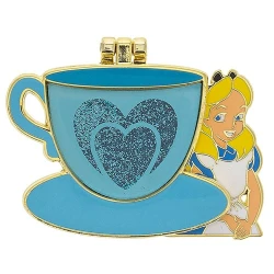item Disney Pin - Alice and Cheshire Cat Teacup - Magical Montage - Hinged 117299.webp
