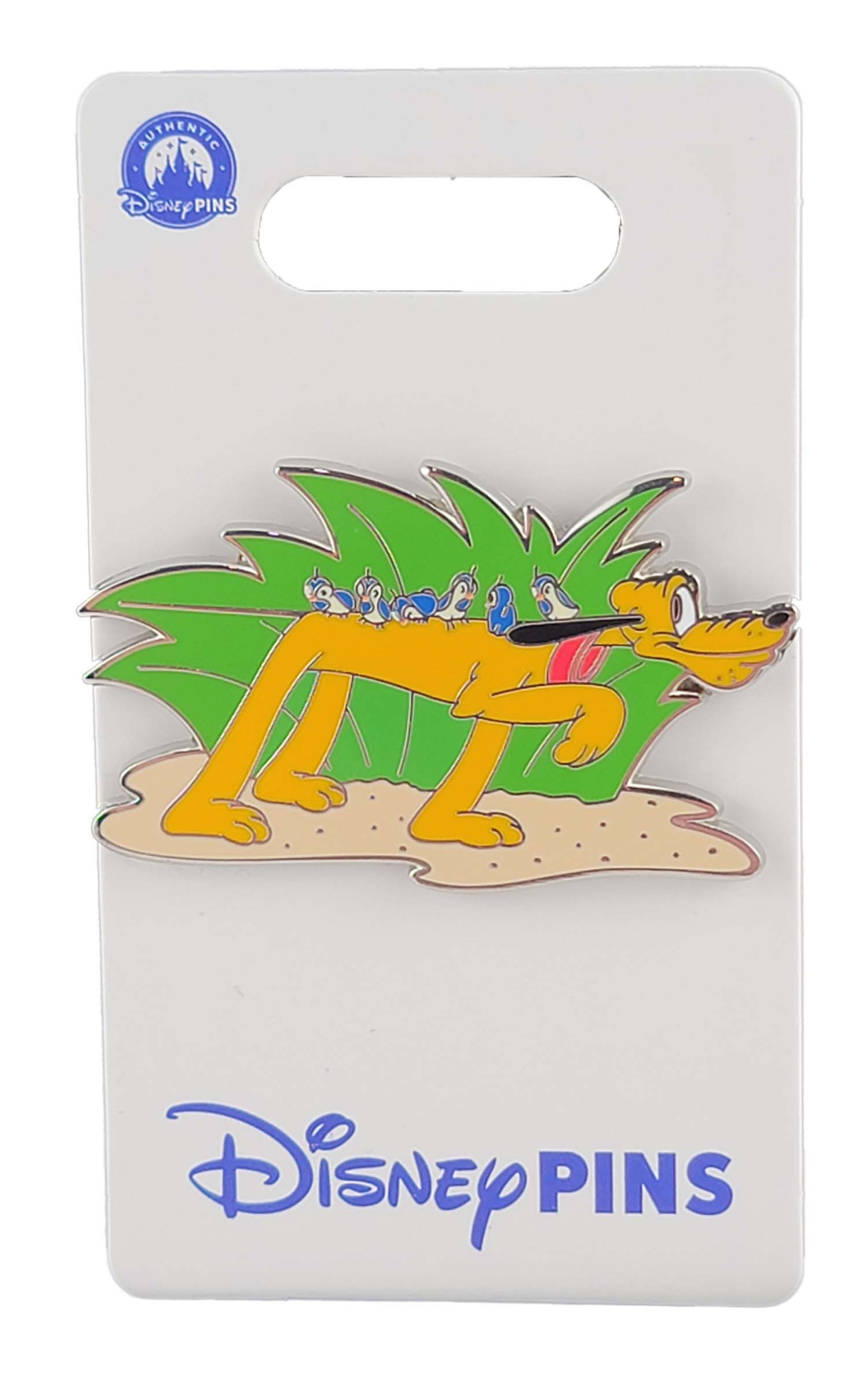 products Disney Pin - Pluto - Walking with Bluebirds on His Back