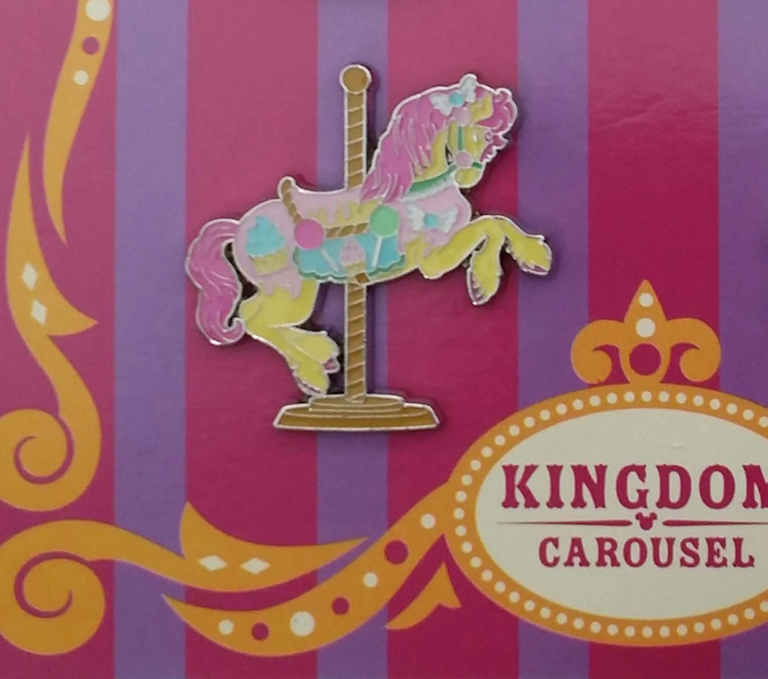item Candy Horse - Kingdom Carousel - Pin 121041