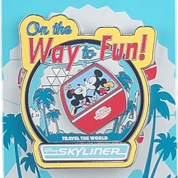 item Disney Pin - Skyliner - Mickey and Minnie Mouse - On the Way to Fun! 7188roknyel-ac-sy741-jpg