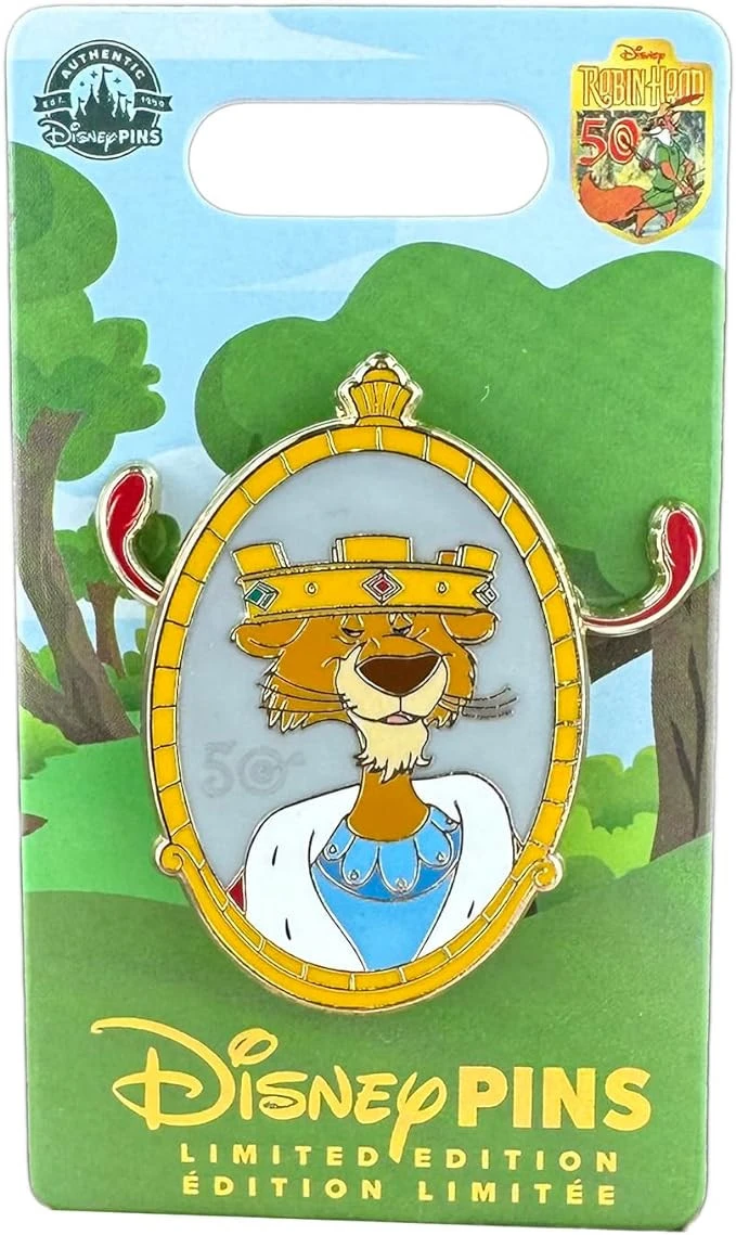 item Disney Pin - Robin Hood - 50th Anniversary - Prince John and Sirr Hiss 716ts0kulil-ac-sx679-jpg