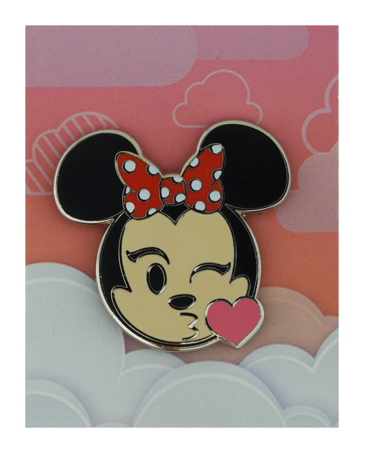 item Disney Pin - Emoji Blitz Minnie Booster - Minnie Kiss Only 122051